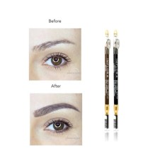 Implora Pensil Alis & Sikat Alis 3 in 1 - Black & Brown