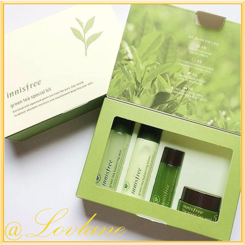 Innisfree Green Tea Special Kit 4 Items Original Harga Innisfree Innisfree Green Tea Special Kit 4 Items Original