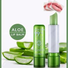 (ISI 12 PCS) KISS BEAUTY LIP BALM ALOE VERA - LIPSTICK MOISTURIZING