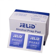 ISM 100 Pcs/box Pembungkus Preparat Steril Wipes 70% Isopropil Topikal Swabs-Internasional