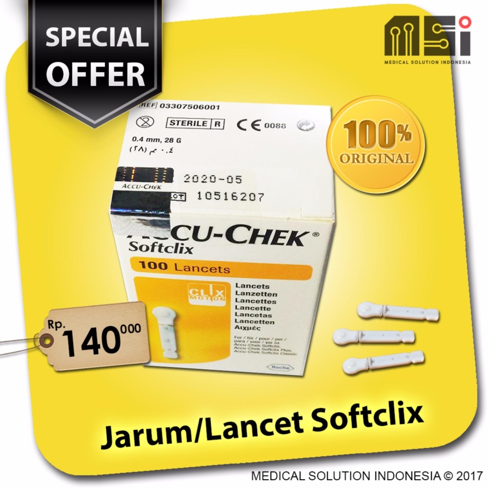 Jarum/Lancet Accu-Chek Softclix Isi 100