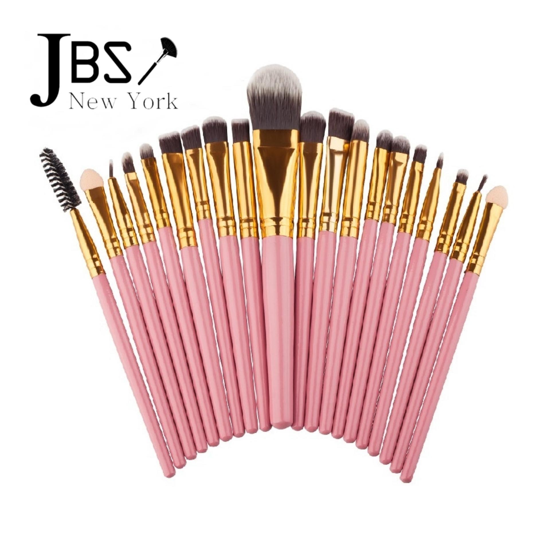 JBS New York makeup brush / 20 kuas sikat / brush kosmetic kuas set alat kecantikan kosmetik eye shadow Pink / K - 029 JBS New York makeup brush / 20 kuas sikat / brush kosmetic kuas set alat kecantikan kosmetik eye shadow Pink / K - 029