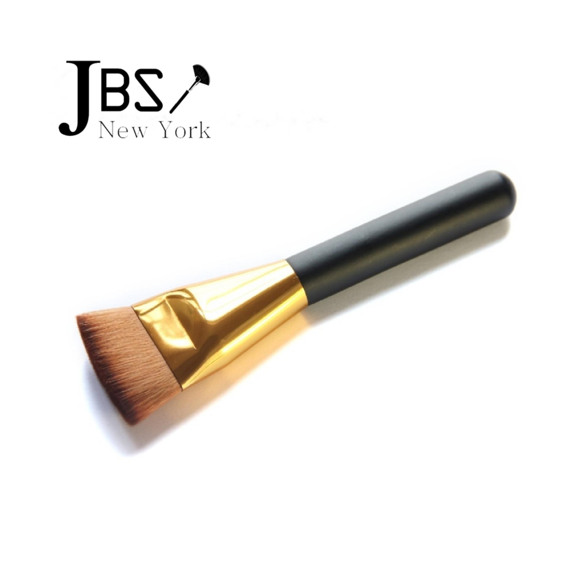 JBS New York makeup brush / Kuas Make Up  Gold black / Kuas Foundation bedak kosmetik Makeup Brush contour brush gold / K - 028