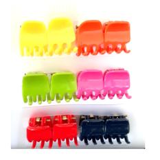 Jepit Salon Mini isi 12 - Jepitan Rambut Warna Warni - Mini Hair Clip