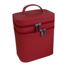 Jogja Craft Box Make Up / Kotak Make Up Beauty Case - Merah