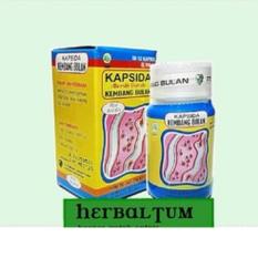 KAPSIDA Kapsul bersih darah (Obat Jerawat) Paket 1 Botol Isi 12 Kapsul