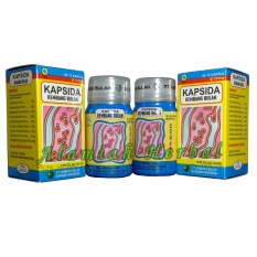 Kapsida kembang Bulan- kapsul bersih darah - 2 botol @ 12 kapsul