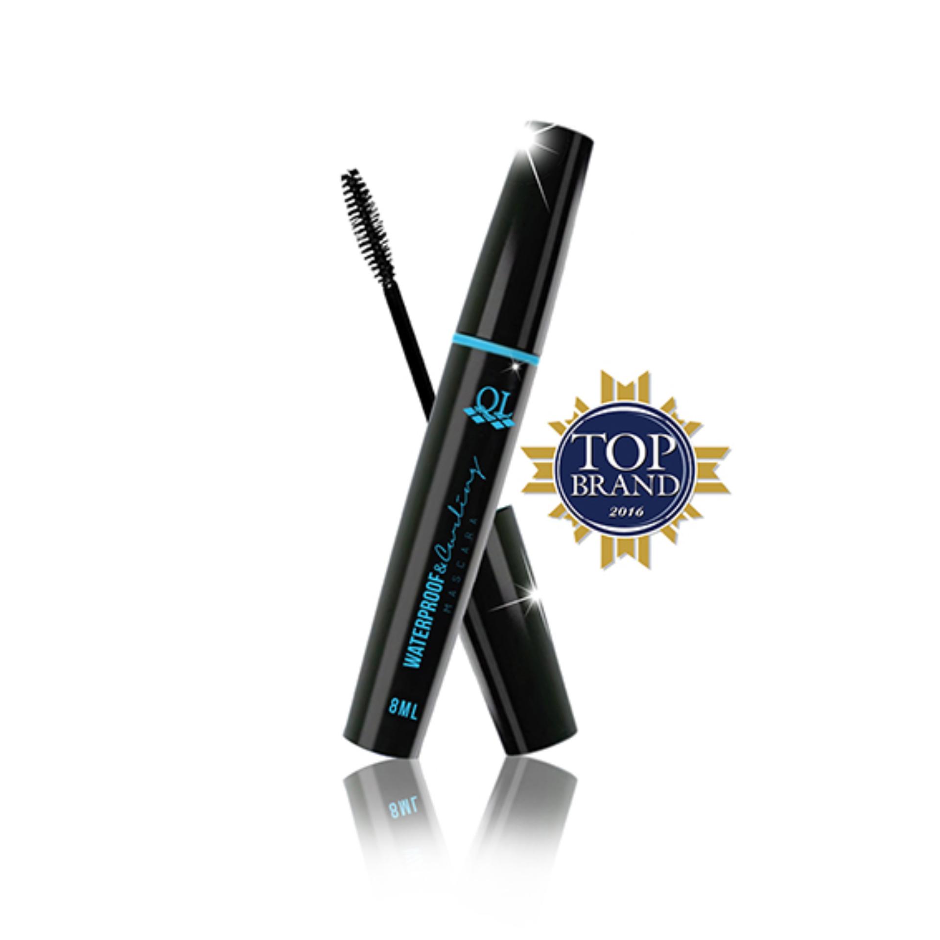 (KEMASAN HITAM) QL WATERPROOF & CURLING MASCARA - BLACK  
