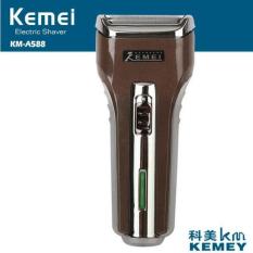 Kemei A588 Alat Cukur Rechanger Shaver Cukuran Kumis Dan Jenggot free 1 pcs pisau cadangan