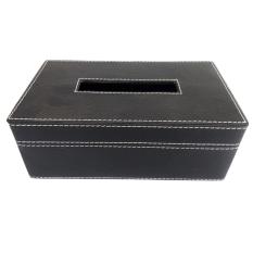 Kerajinan Jogja Kotak Box Tisu Vinyl - Hitam