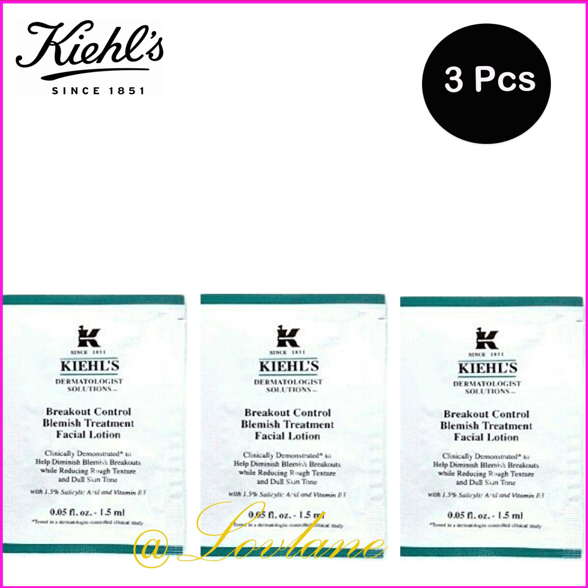 Kiehls Breakout Control Blemish Treatment Facial Lotion 1.5ml 3SACHETS