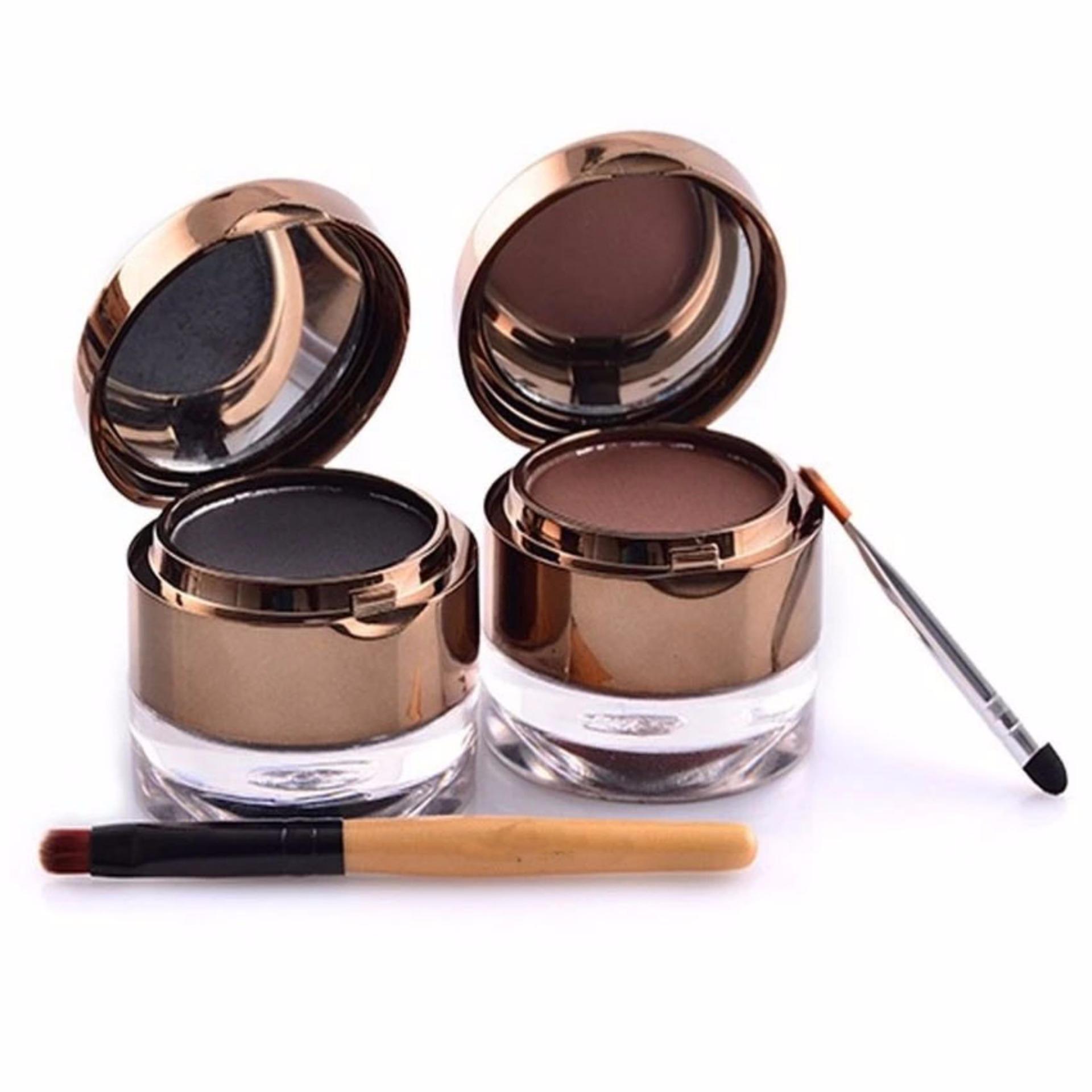 CDS - Kiss Beauty Waterproof Gel Eyeliner + Eyebrow 2 in 1 ORIGINAL