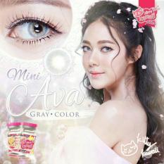 Kitty Kawaii - Mini Ava Softlens - Grey + Gratis Lenscase