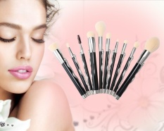 Kobwa 10 Pcs Khusus Super Soft Makeup Brush Cosmetics Foundation Blending Brush Kuas Bedak Wajah-Intl