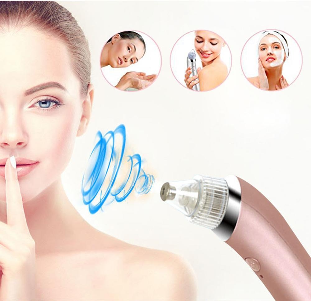 Kobwa Electric Blackhead Remover, Facial Pore Remover Mengupas Jerawat Komedo Vacuum Pembersih Listrik Mesin (Rose Gold) -Intl
