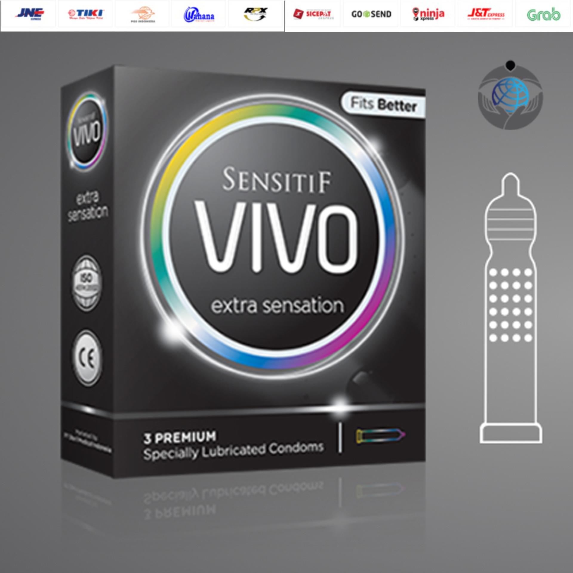 Kondom - Condom Sensitif VIVO Extra Sensation