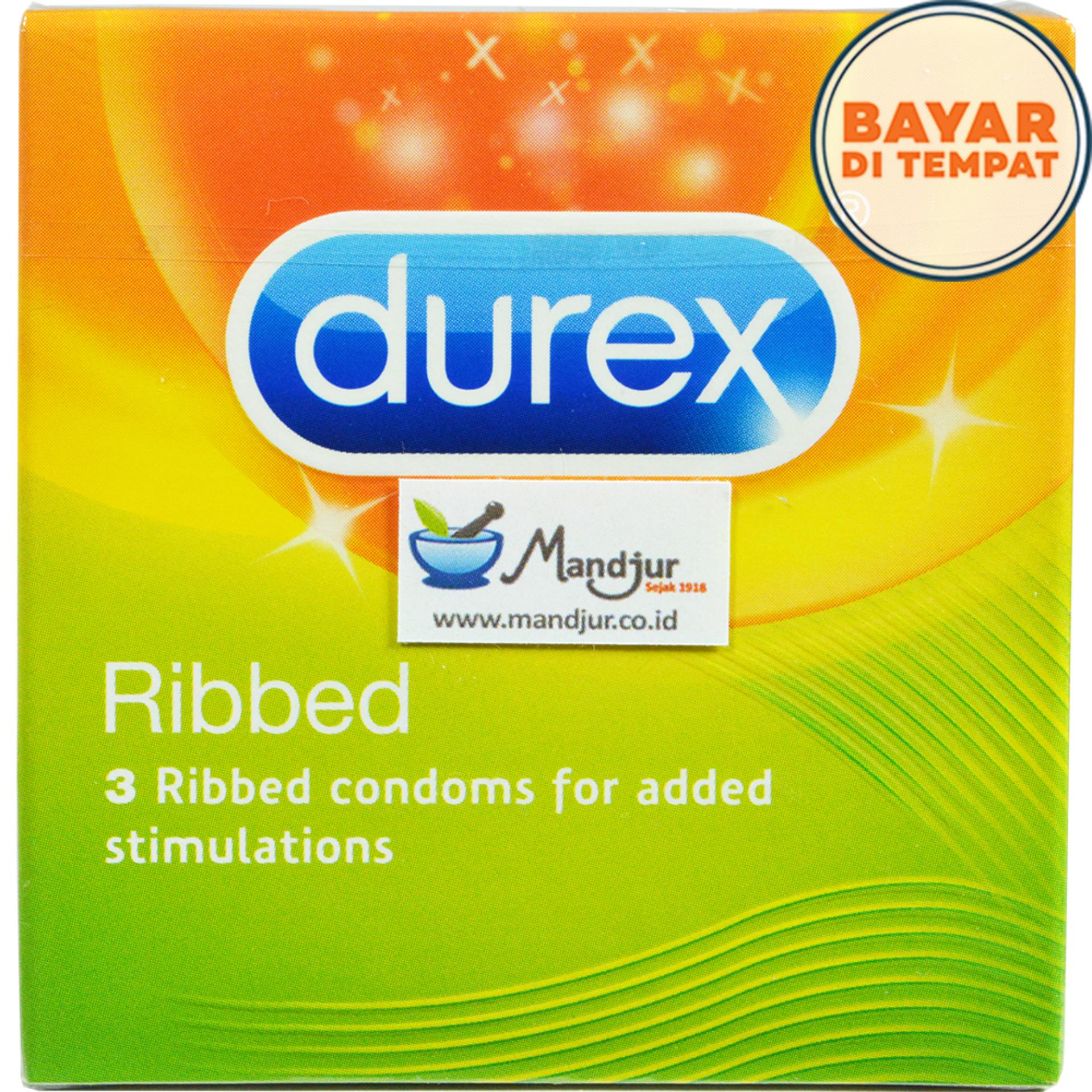 Kondom Durex Ribbed - Isi 3