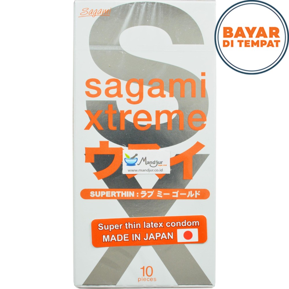 Kondom Sagami Xtreme Superthin - Isi 10