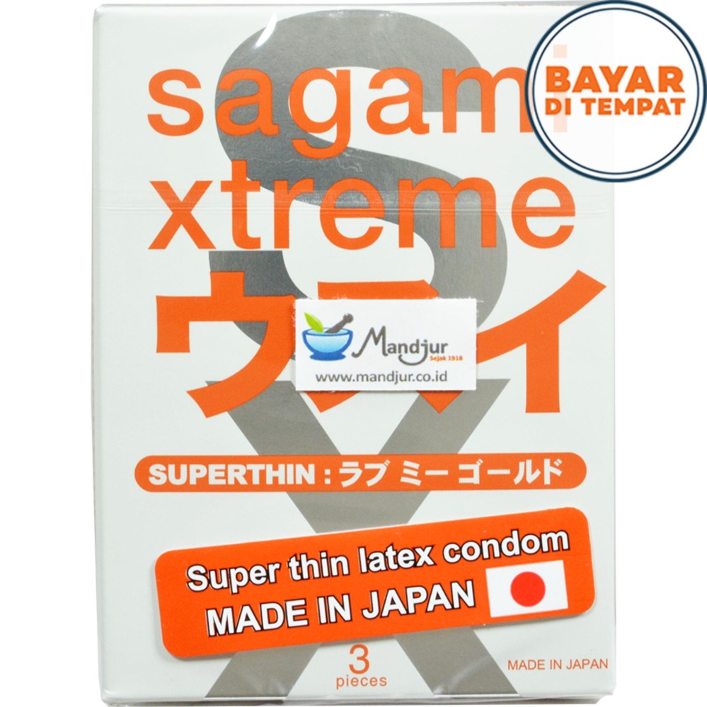 Kondom Sagami Xtreme Superthin - Isi 3