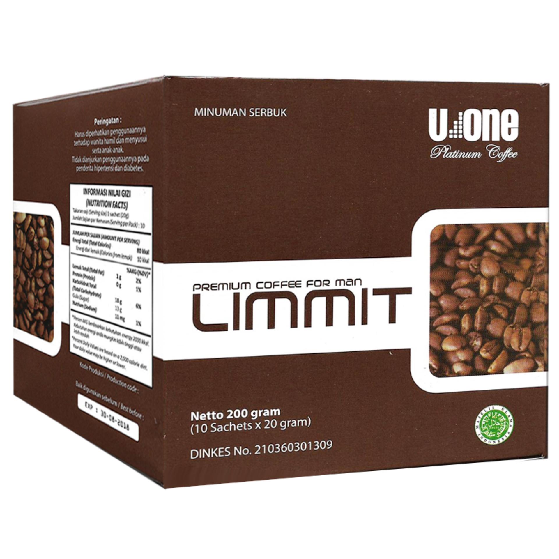 Kopi Limmit U One 20gr (10 Sachet)/Box