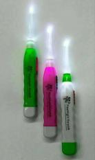 Korek Kuping LED Flashlight Kw1 Qualitas Bagus Acrylic Tidak Butek