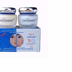 Krem Pemutih Wajah Asli~ Deoonard Whitening Cream + Sabun Super Pencerah Muka ~ Ampuh Menghilangkan Flek & Jerawat ( Obat Flek Hitam Di Wajah, Deonard Krem Pemutih Siang Malam,Donard Krim Ampuh Mengobati Jerawat & Memutihkan Wajah Pria Wanita)
