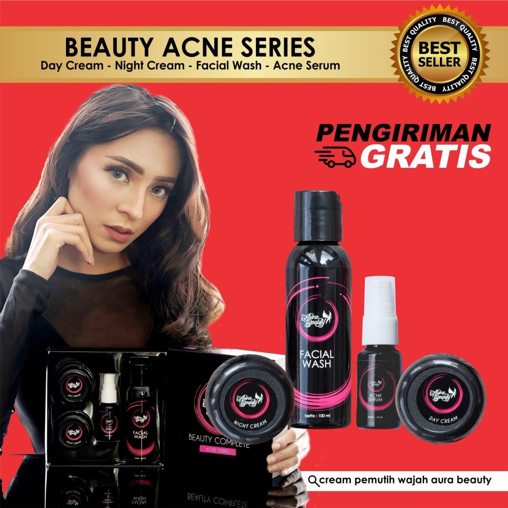 KRIM / Cream wajah Pemutih Wajah Glowing Whitening - NIGHT cream  DAY CREAM dan FACIAL wash 