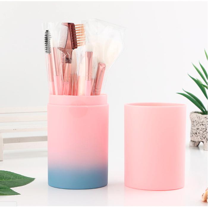 Kuas Make Up Brush 12 Set in Tube / Kuas Tabung Rias Make Up - 12 Pcs Kuas Make Up Brush 12 Set in Tube / Kuas Tabung Rias Make Up - 12 Pcs
