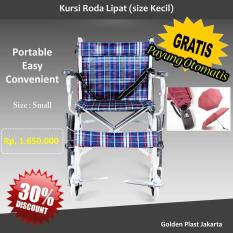 Kursi roda Lipat kesehatan ukuran kecil Murah Berkualitas praktis !!