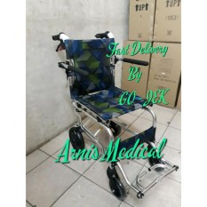 kursi roda TRAVEL ringan mudah di lipat praktis masuk cabin pesawat GRATIS TAS