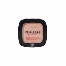 L'Oreal Paris Infallible Pro Matte Powder - 400 True Beige by L'Oreal Paris Makeup | Bedak Loreal Padat / Compact Powder Matte For Normal to Oily Skin / Kulit Berminyak Long Lasting Tahan Lama Flawless