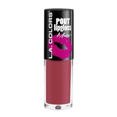 LA Colors Pout Lipgloss Matte Lipgloss Warna Pink Muda - Delectable