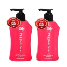 La Rose Rouge Paket 1 Set Shampoo Dan Conditioner - Untuk Rambut Rusak Becabang Patah-Patah Rambut Dicat Frizzy Hair