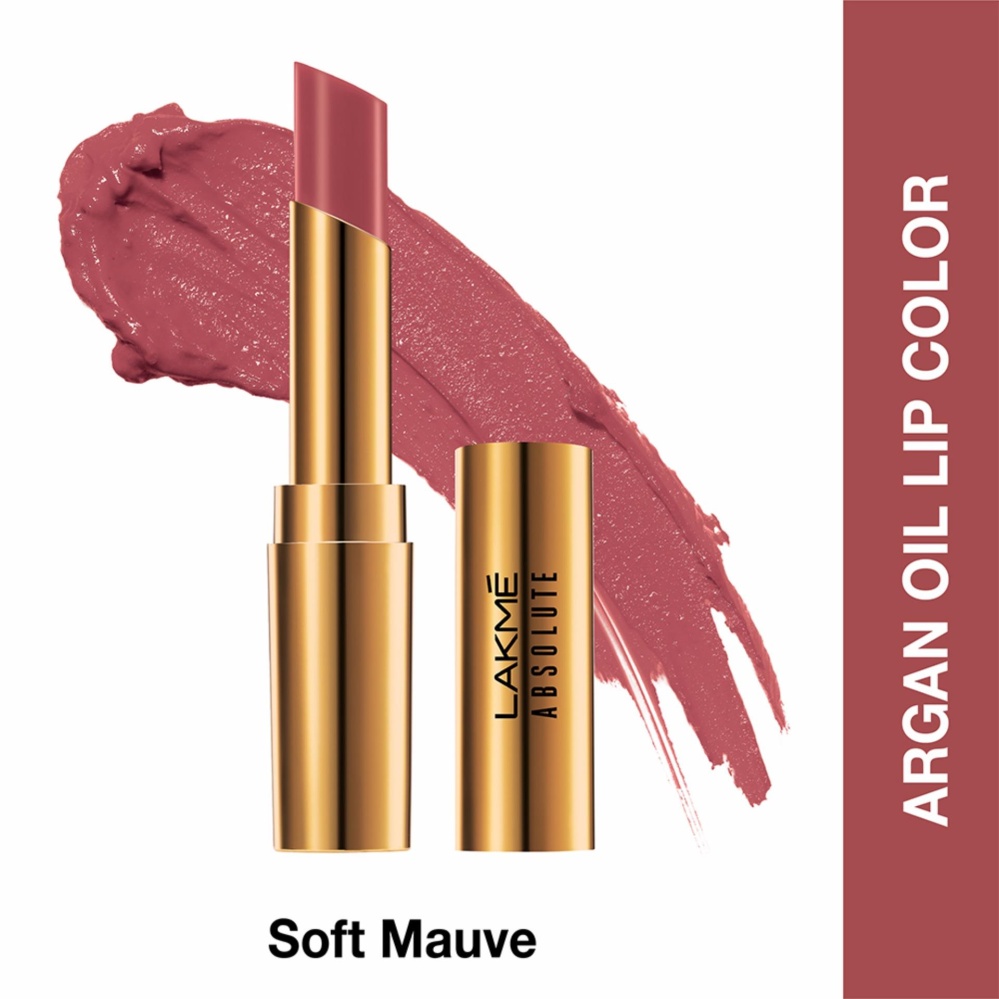 Lakme Absolute Reinvent Argan Oil Lip Color - Soft Mauve