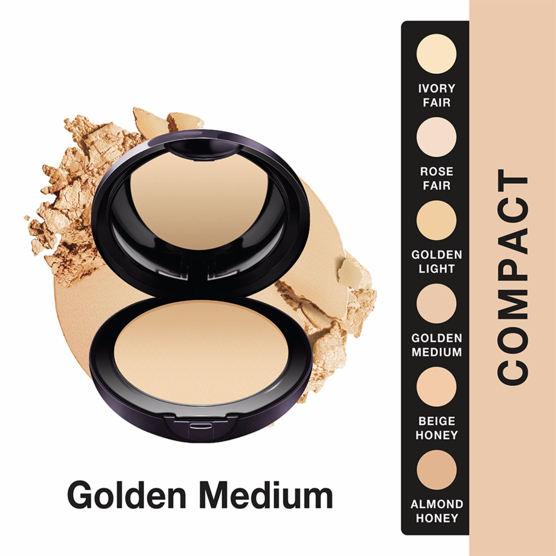 Lakme Absolute Reinvent White Intense Wet and Dry Compact Powder - Golden Medium