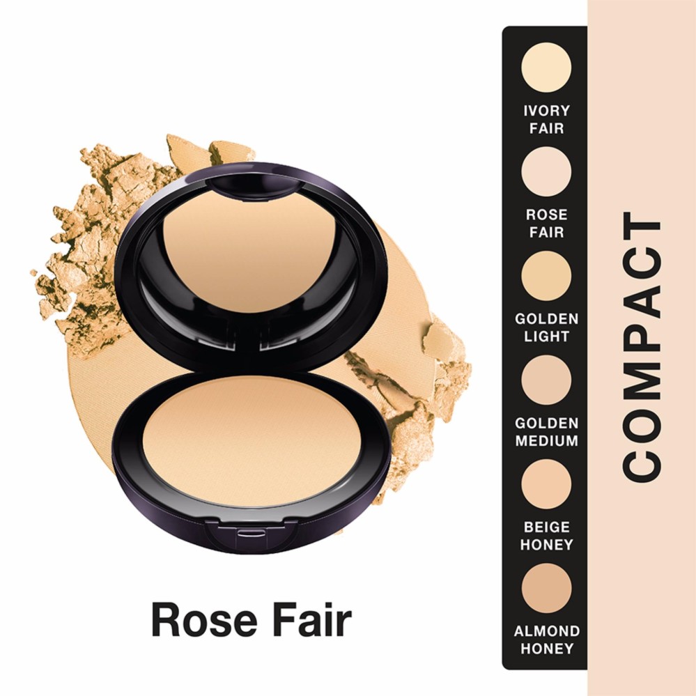 Lakme Absolute Reinvent White Intense Wet and Dry Compact Powder - Rose Fair