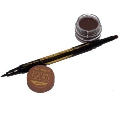 Landbis Eyebrow Gel 3 In 1 / Eyeliner & Brush #2 - Dark Brown