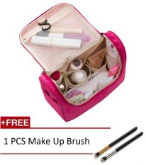 Besar Perjalanan Make Up Bermerek Tas Wanita Pria Toilet Tas Gantung Kotak Penyimpanan Pria Make Up Tahan Air Tas Kosmetik Organizer-Intl