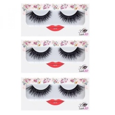 Lashxo Quixotic Lashes-3 Pack Premium Quality Bulu Mata Palsu-Bandingkan dengan Shu Uemura, MAC, MAKE UP FOR EVER Bulu Mata-Intl