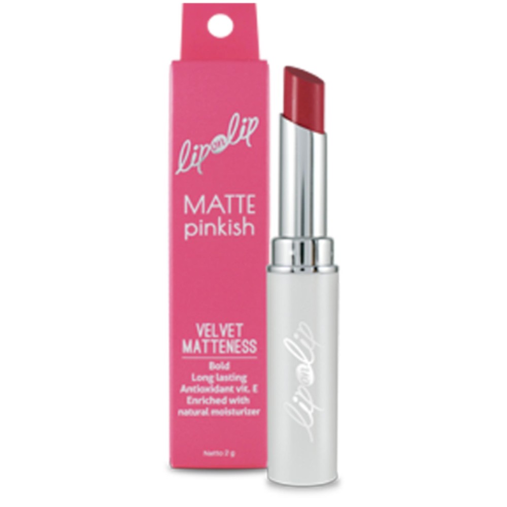 Lip On Lip Velvet Matte Lipstick - Pinkish