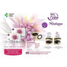 Living Color Mistique Softlens - Warna Black + FREE Lenscase