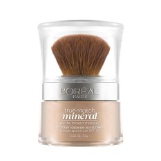 L'Oreal Paris True Match Mineral Foundation - Nude Beige by L'Oreal Paris Makeup Loreal Foundation Powder High Coverage Safe For Sensitive Skin / Kulit Sensitif Long Lasting Light Weight Tahan Lama Ringan