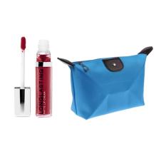 LT PRO Longlasting Matte Lip Cream 09 Free Alisha Tas Kosmetik Mini - Biru Muda