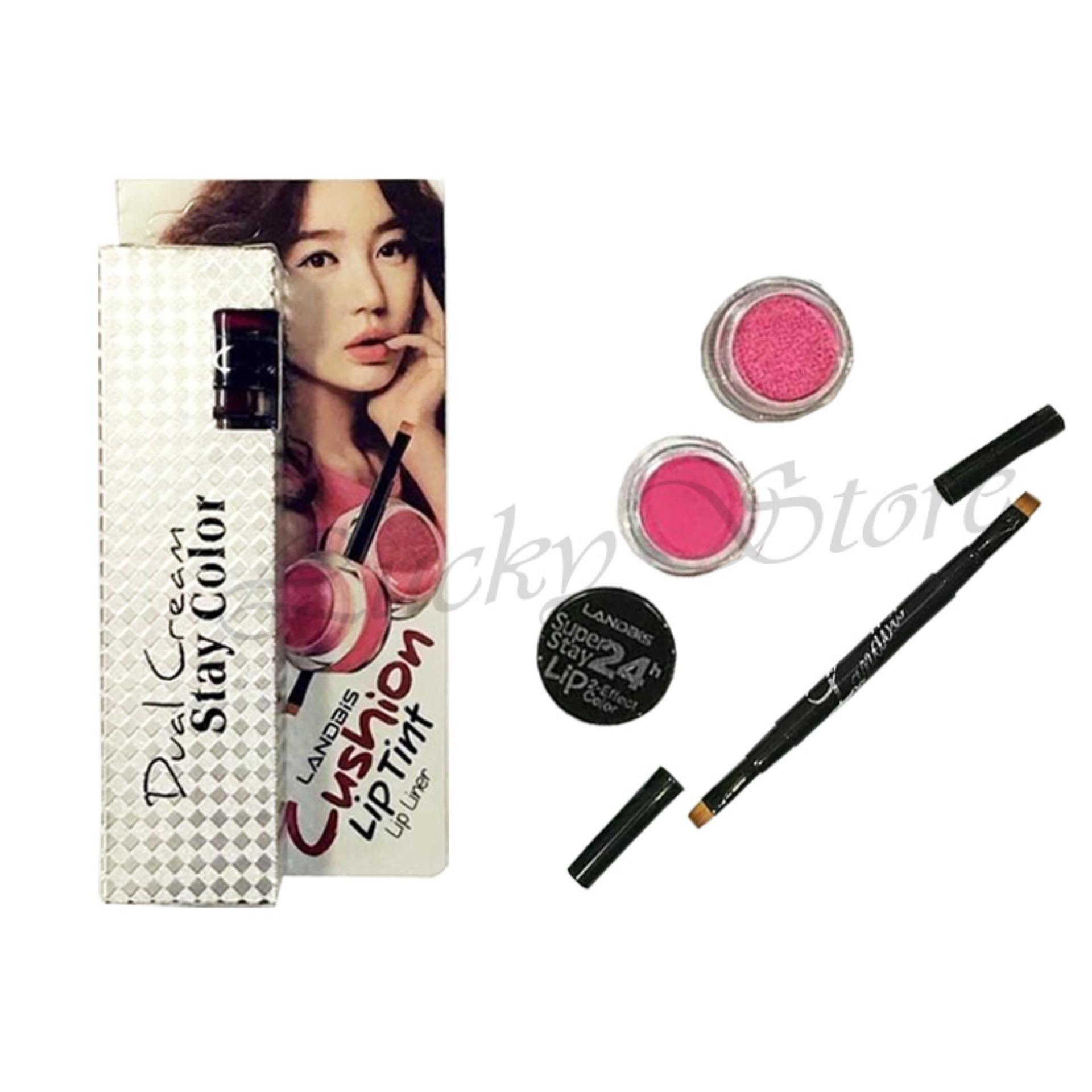 Lucky- Landbis Cushion Lip Tint #04 - Lip Liner #04 M atte 24 Jam Lucky- Landbis Cushion Lip Tint #04 - Lip Liner #04 M atte 24 Jam
