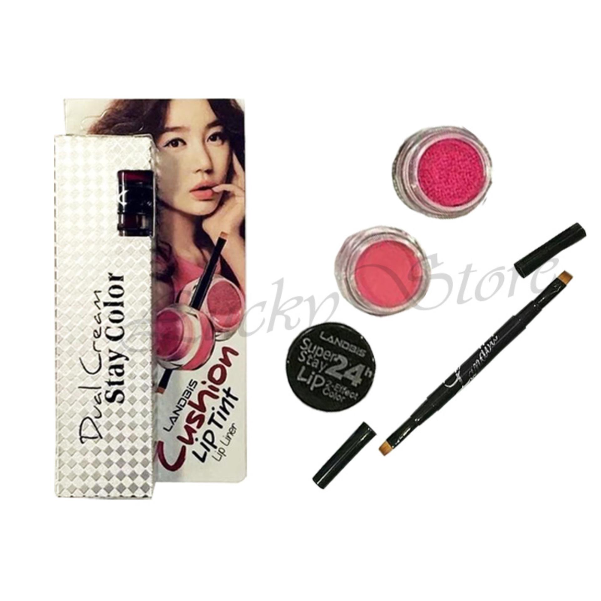 Lucky - Landbis Cushion Lip Tint #05 - Lip Liner #05 Matte 24H