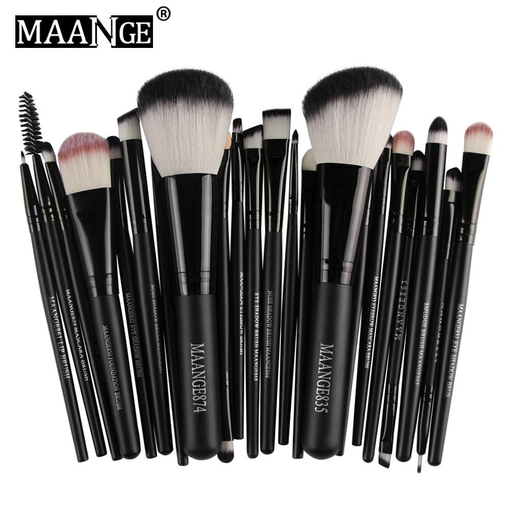 MAANGE 22 Pcs Foundation Blush Pewarna Mata Lip Makeup Brushes Kosmetik Alat-Internasional MAANGE 22 Pcs Foundation Blush Pewarna Mata Lip Makeup Brushes Kosmetik Alat-Internasional