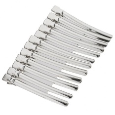 MagiDeal 12 Pieces Pemangkasan Bagian Penjepit Salon Hair Styling Gantungan Klip Besar-Intl