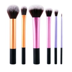 MagiDeal Set 6 Makeup Eyeliner Powder Contour Foundation Buffing Concealer Brush-Intl