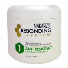 Makarizo Rebonding System Anti Resistant Untuk Rambut Diwarnai - 500gr