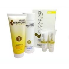 Makarizo Rebonding System Tube untuk Rambut Keriting ikal, termasuk Shampo dan Conditioner - 1paket